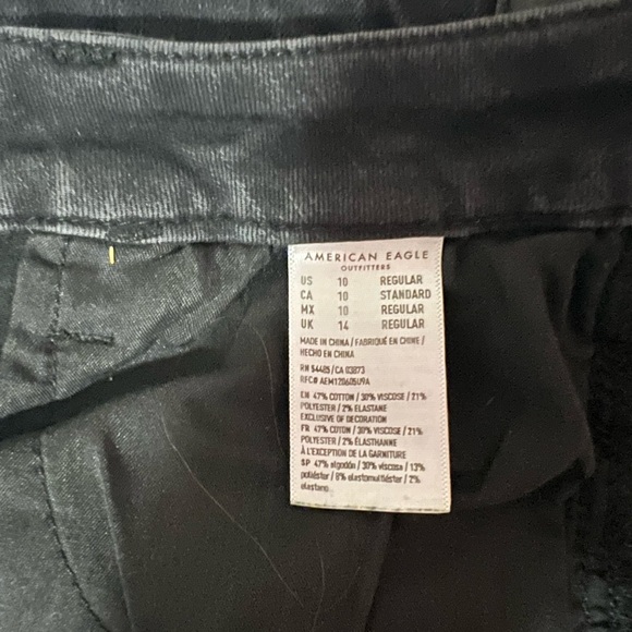 American Eagle Outfitters Black Stretch Jeans - Picture 3 of 5